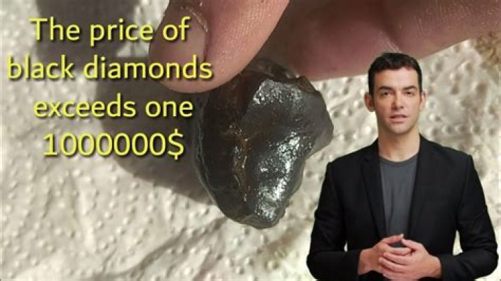 Are black diamonds worth money?