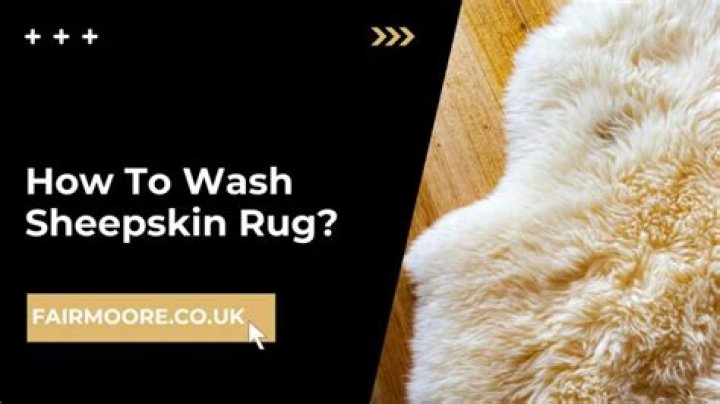 Can you machine wash sheepskin