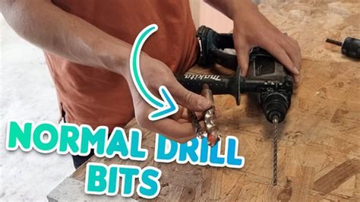 Can you use an SDS bit in a normal drill?
