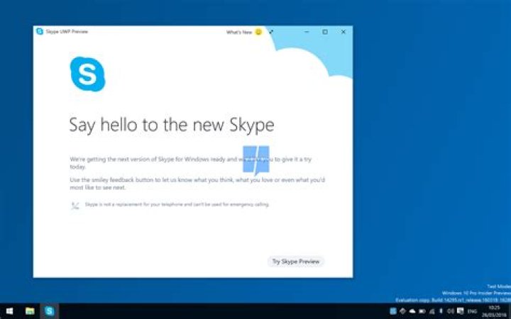 Does Windows 10 have Skype?