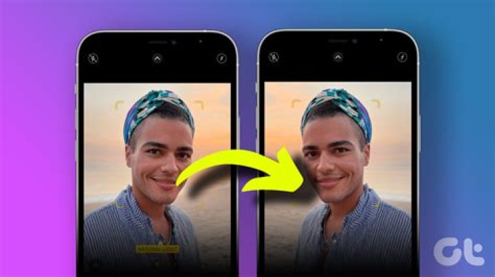 How can you flip a photo on Iphone?