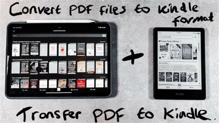 How do I convert Kindle books to PDF on iPad?