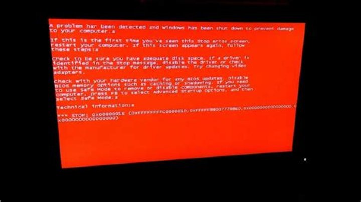 How do I get rid of red screen warning?