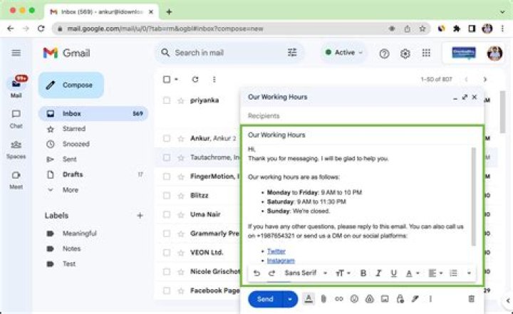 How do I use Gmail for email marketing?