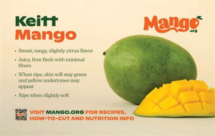 How do you know when a Keitt mango is ripe