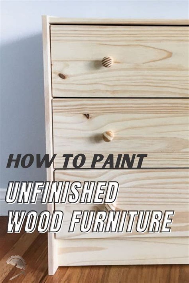 How do you paint unfinished wood crafts?
