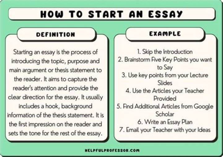 How do you start an abortion essay?