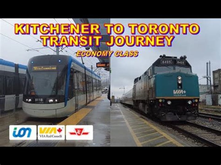 How far is it from Toronto to Kitchener?