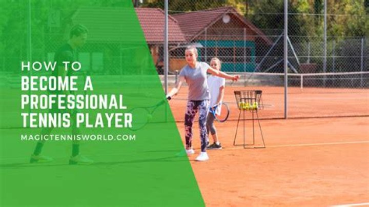 How long does it take to become a professional tennis player?