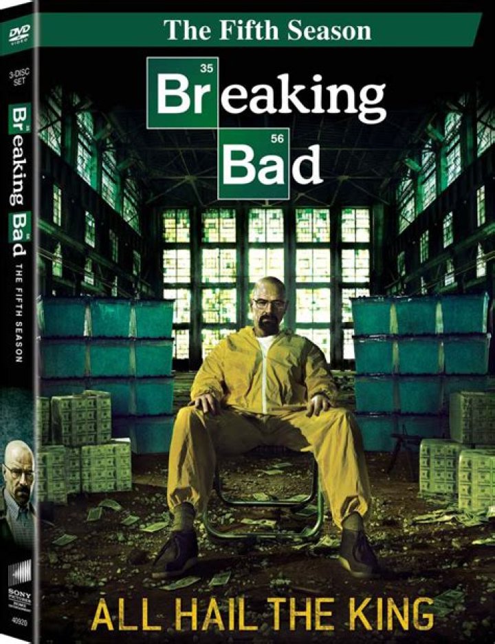 How many Breaking Bad Season 5 dvds are there?