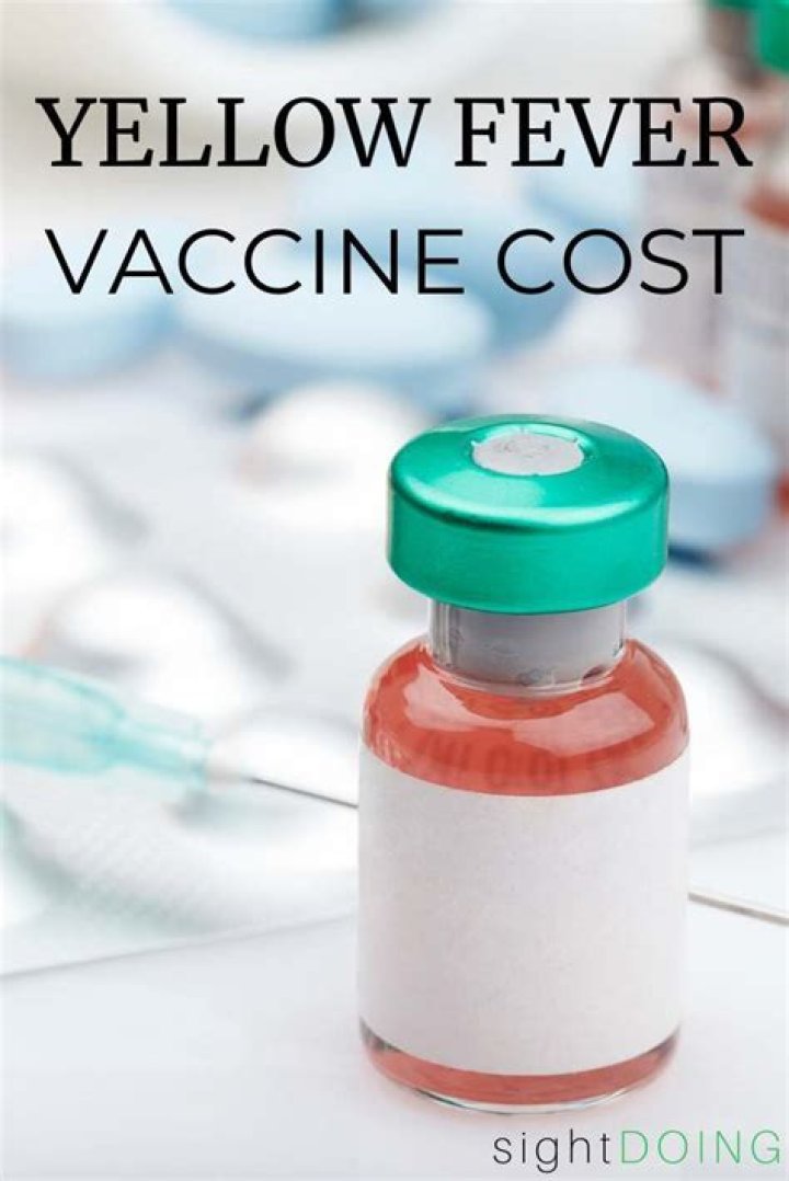 How much does a yellow fever shot cost?