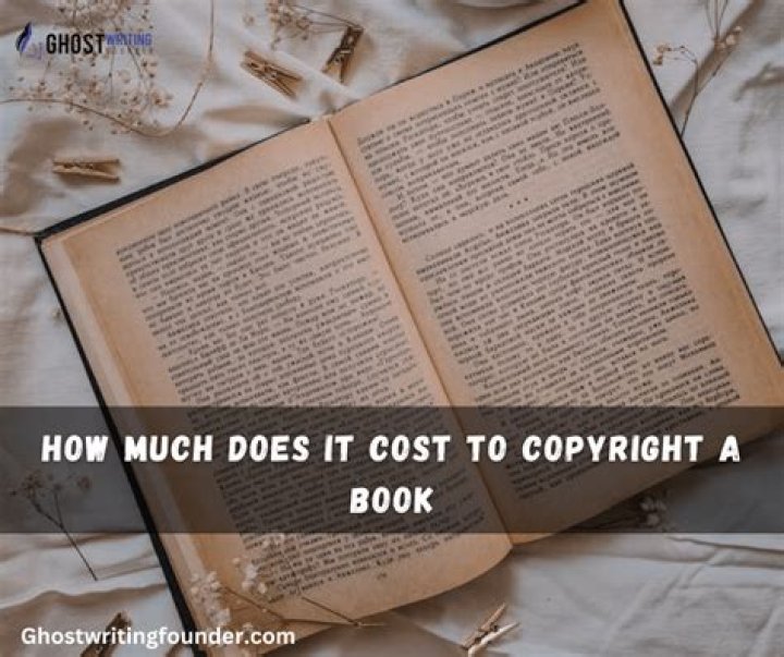 How much does it cost to copyright a book title?