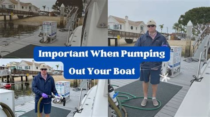 How often should you pump out your boat?