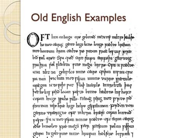How old is the English language?