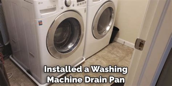 Is a pan required under a washer