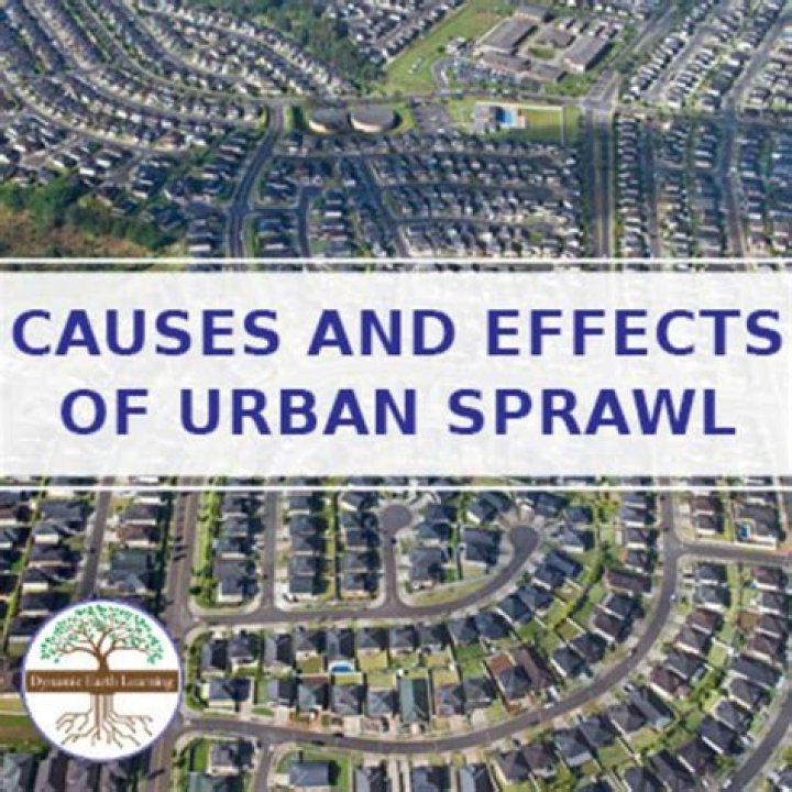 What are some causes of urban sprawl