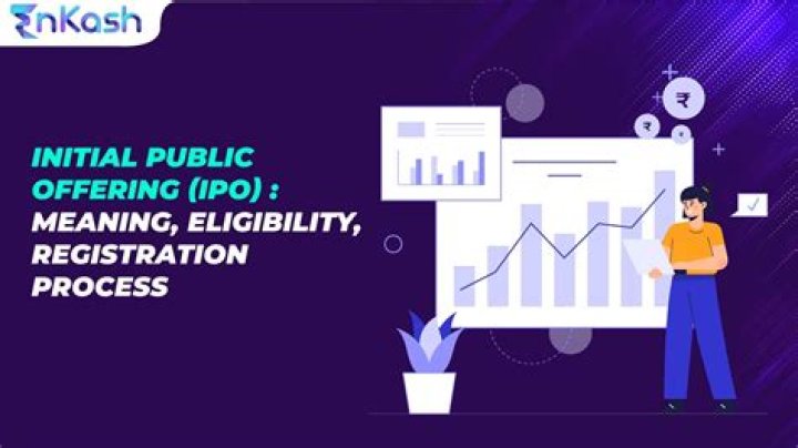 What do you mean by initial public offer?