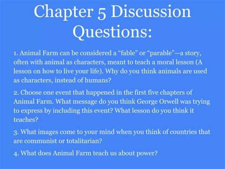 What does Animal Farm teach us about power
