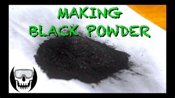 What does dextrin do to black powder?