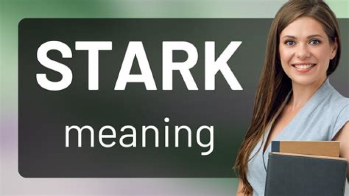 What does stark landscape mean