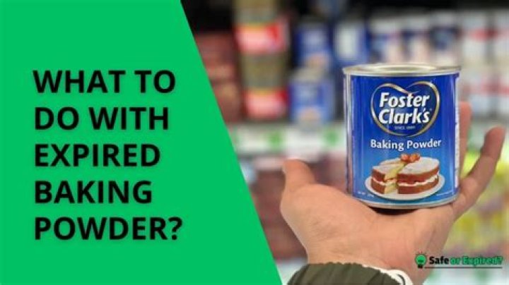 What happens when you use expired baking powder?