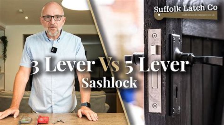 What is a mortice deadlock with 5 levers?