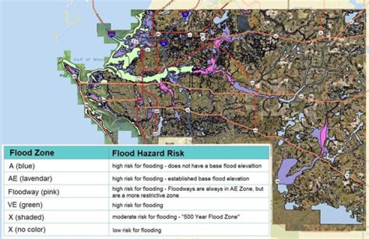 What is a zone flood map AO?
