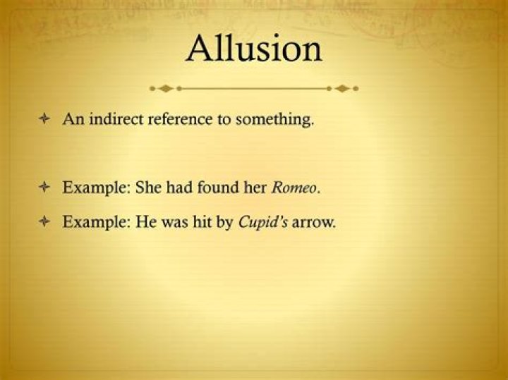 What is an example of allusion in Act 3 of Romeo and Juliet?