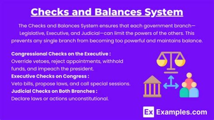 What is the purpose of checks and balances quizlet?