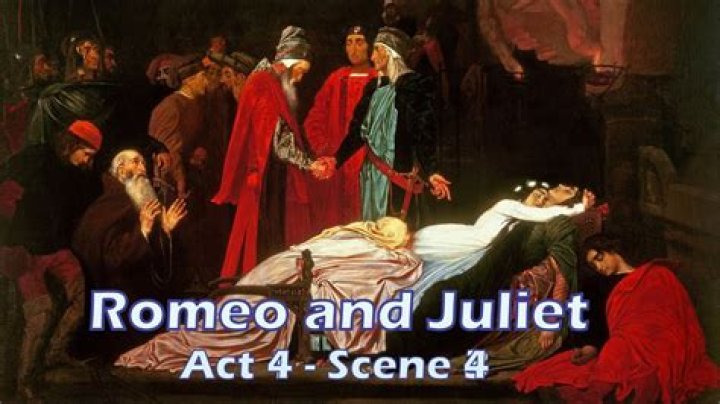 What is the purpose of Scene 4 Act 4 in Romeo and Juliet