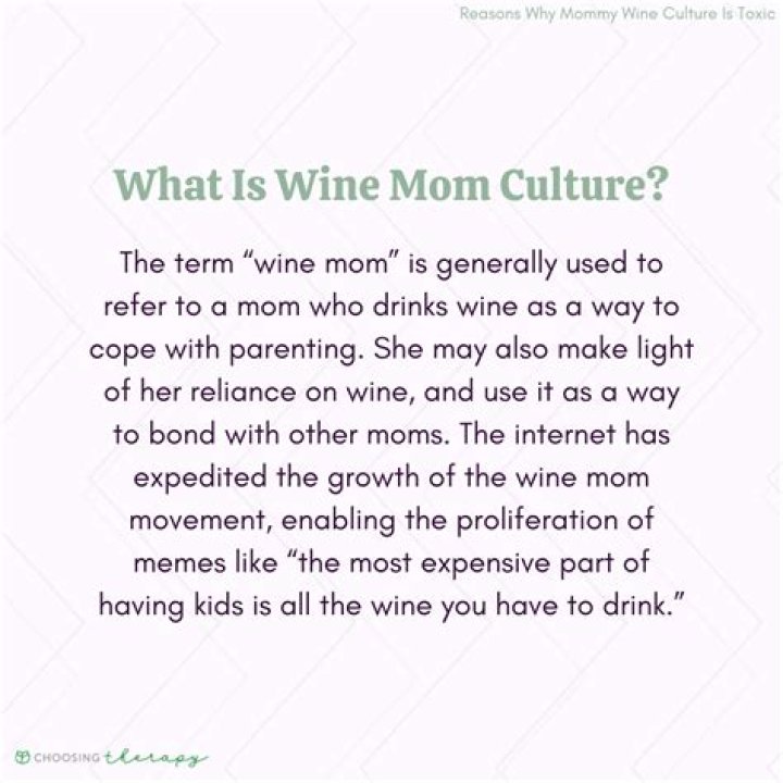 What is wine Mom culture