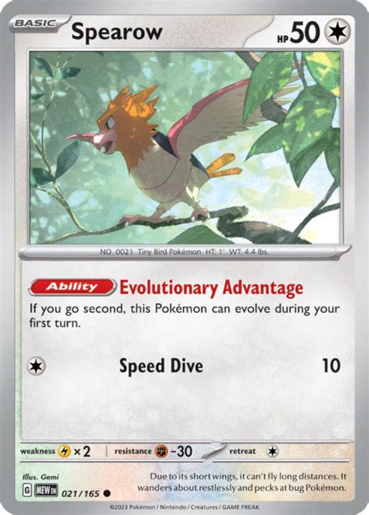 What moves does Spearow learn Gen 1?