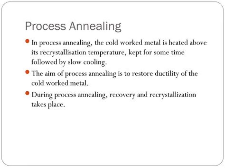 What occurs during annealing