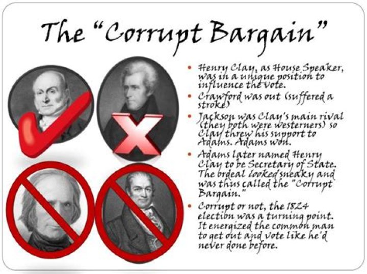 When was the corrupt bargain