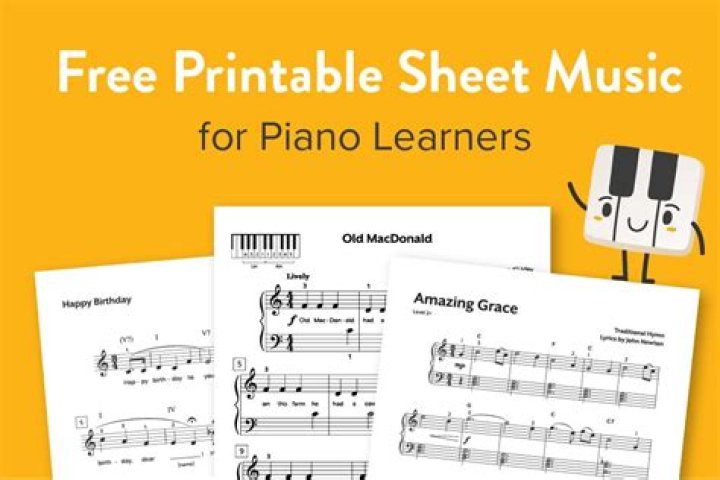 Where can I get piano sheet music for free?