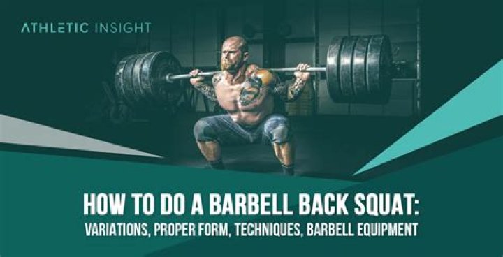 Where should a barbell be placed on your back?