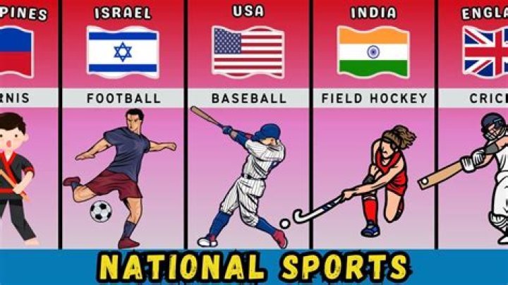 Which country has national game football?