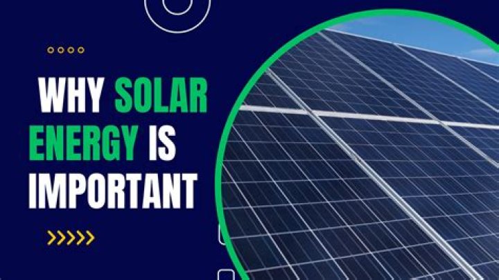 Why is solar energy not good